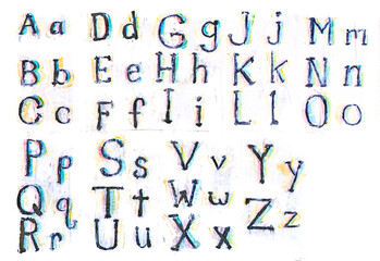 Hand Painted Letters - Photographed