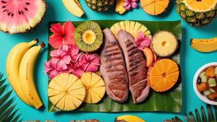  Vibrant Hawaiian Luau Feast Spreads Joy and Flavor