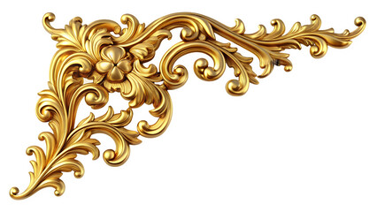 golden floral ornament
