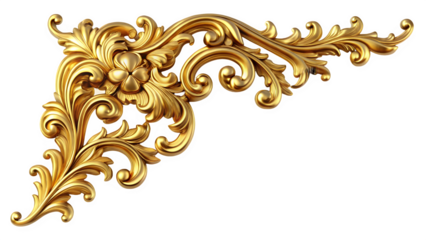 golden floral ornament