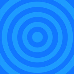 Blue Circle Radial Background Pop Art Design Vector