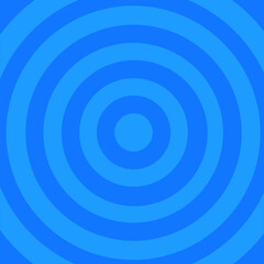 Blue Circle Radial Background Pop Art Design