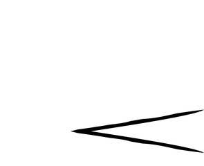 symbol with different curves and lines in an abstract silhouette