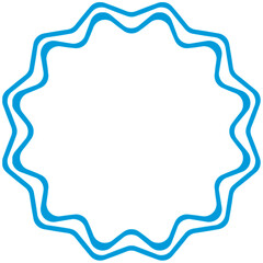 abstract art concept decoration blue background