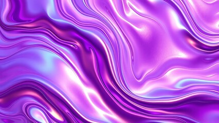 Obraz premium Abstract fluid holographic iridescent curved wave background .Digital waveforms in blue and purple, pink, water, liquid Abstract background of modern tech gradient waves technology background.