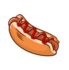 national hotdog day vector for poster
