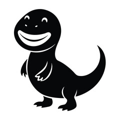 Fototapeta premium Dinosaur Cartoon Design Assets for Bringing a Playful Touch to Kid-Friendly Creation 