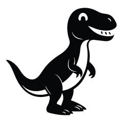 Obraz premium Dinosaur Cartoon Design Assets for Bringing a Playful Touch to Kid-Friendly Creation 