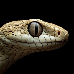 Close-up of a Snake's Eye: A Detailed Look at Nature's Masterpiece