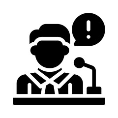 plaintiff glyph icon