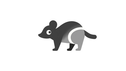 Minimalist Abstract Mouse Logo