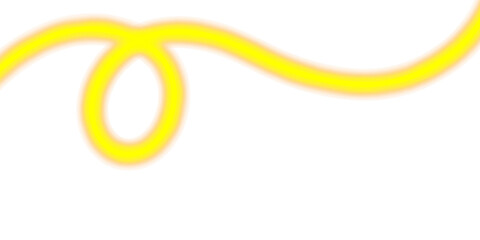 Glowing abstract neon light lines with a golden hue on a dark background. Modern and futuristic design for digital backgrounds, wallpapers, or creative visual projects. High contrast and dynamic energ