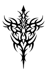 Obraz premium Neo tribal tattoo design, cybersigilsm tattoo design