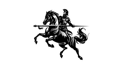 Obraz premium horse and rider