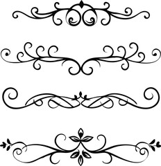 set of decorative elements for design