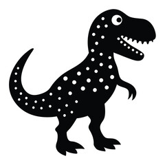 Naklejka premium Tyrannosaurus T-Rex Dinosaur Illustration.