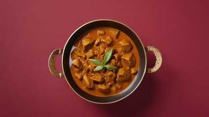  A tantalizing spicy curry bursting with vibrant colors and rich flavors