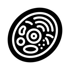 animal cell glyph icon