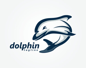 dolphin logo dolphin jumping logo design inspiration