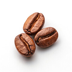 Obraz premium coffee beans isolated on white