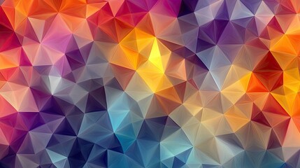Abstract colorful triangular background design for graphic or website use