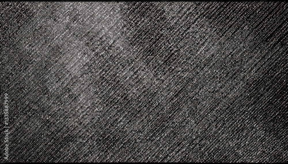 Poster dark textured diagonal pattern of black denim fabric with high contrast light reflections for background and grunge design

