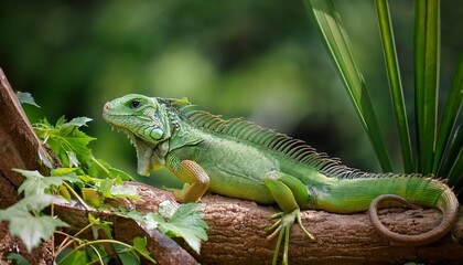 Fototapeta premium common basilisk basiliscus basiliscus