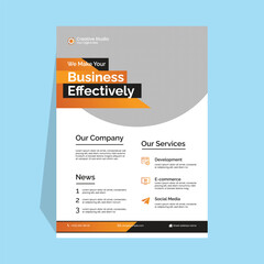  a4 flyer template, modern business flyer template, abstract business flyer and creative design,