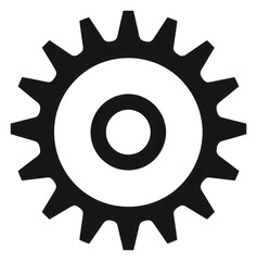 PNG Gear icon technology equipment machinery.