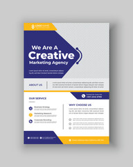 Corporate Flyer vector template