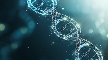 Exploring dna structure and function in scientific research laboratory visual animation abstract concept