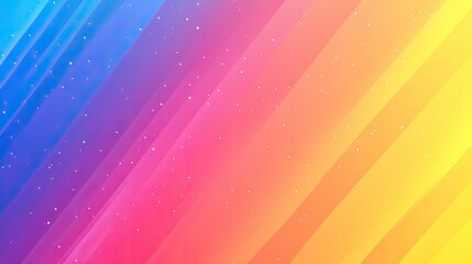 Rainbow Stripes Background, Abstract Design