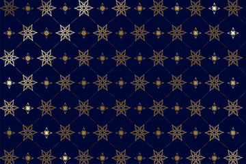 Blue Luxury golden background.