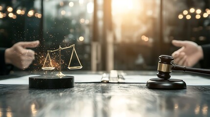 Obraz premium Legal proceedings action courtroom location judicial content type professional environment focused viewpoint