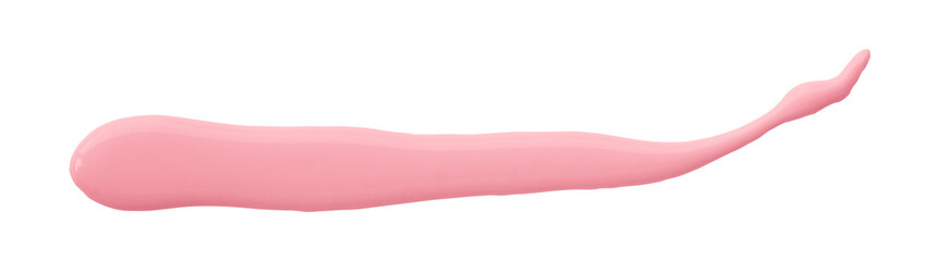 pink brush isolated on transparent background