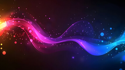 Gradual Glare Waves: Social Media Background Images