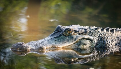 Obraz premium large american alligator