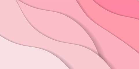 Abstract pink background. Pink modern shapes background for banner template.