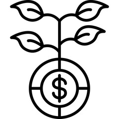 Money Grow Icon