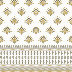Hashtag CADS Traditional corner design. Batik design print, Block print. EPS file format. 