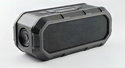 Obraz premium a compact, wireless Bluetooth speaker with a rugged design