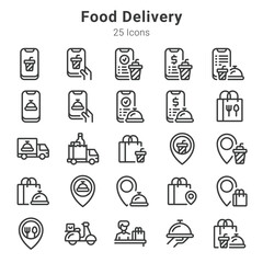 25 icon collections about foo delivery and related topics