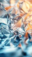 Multi-faceted crystal close-up creating a beautiful light show with sharp reflections.

