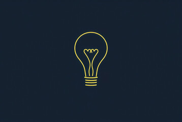 Illustration of a glowing light bulb shimmering with bright colors, symbolizing creativity and inspiration.