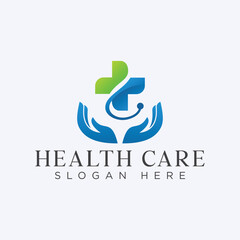 Healthcare logo, hospital logo, medical logo, health icon	
