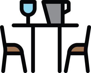 table and chair
