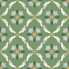 Hashtag CADS floral block print. Batik design, Ajrakh print, hand draw pattern. EPS files format. 