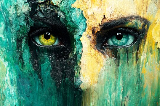 Mental rehabilitation. Mental disorder - inferiority complex: abstract image of mental state. Metaphorical inferiority complex perceptions of a mental sickness. Psychological mindset.