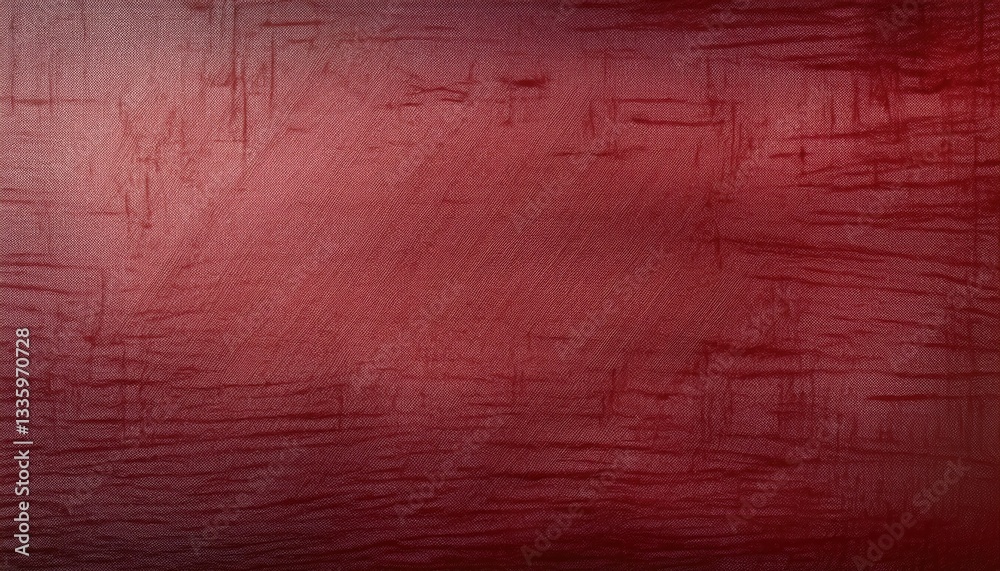 Aufkleber deep red vintage textured fabric background with subtle creases and faded patterns, ideal for design projects and photo overlays

