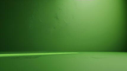 Plain green background